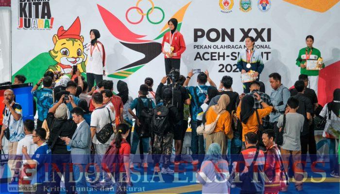 Atlet Taekwondo Polri Koleksi Emas, Perak dan Perunggu di PON XXI Aceh Sumut