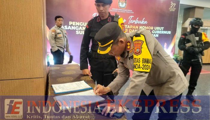 Personil Kepolisian Polda Sultra dan Satbrimobda Sultra melakukan Sterilisasi Lokasi Penting Tahapan Pilkada