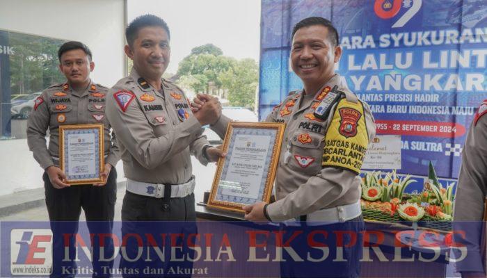 Sat Lantas Polres Kolaka Juara I Tingkat Daerah Realisasi dan PNBP Tahun 2023