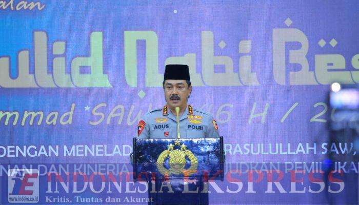 Mabes Polri Gelar Peringatan Maulid Nabi Muhammad SAW, Ajak Personel Ikuti Jejak Teladan