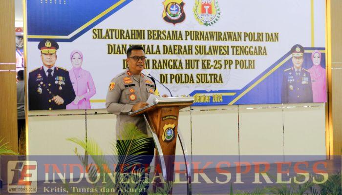 Peringati HUT Ke-25 PP Polri, Polda Sultra Gelar Silaturahmi