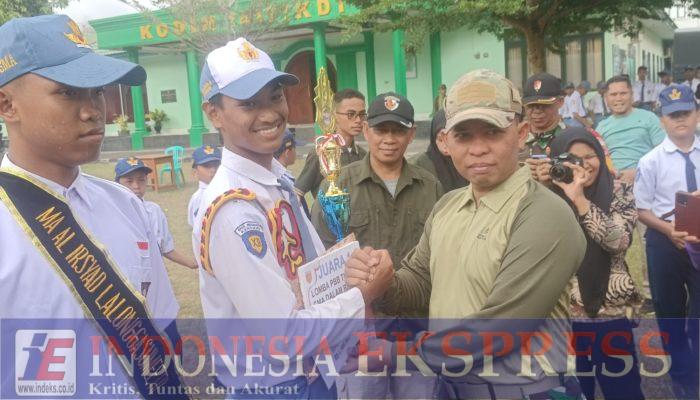 Kodim 1417/Kendari Gelar Lomba PBB Tingkat Pelajar, Rayakan HUT TNI Ke-79