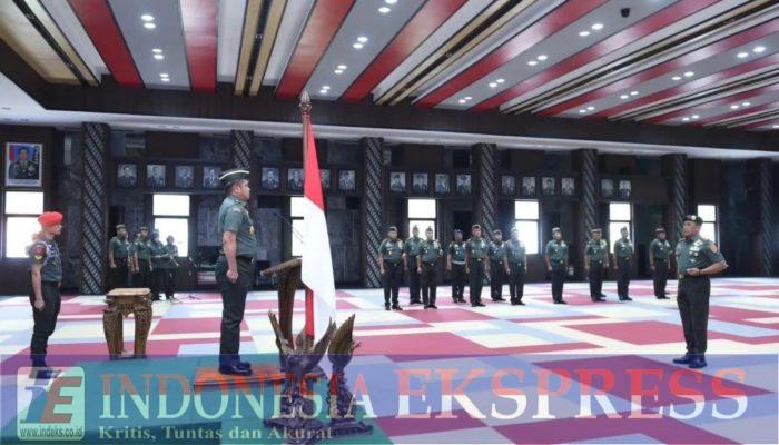 Pangkostrad Laporan Korps Kenaikan Pangkat kepada Kasad