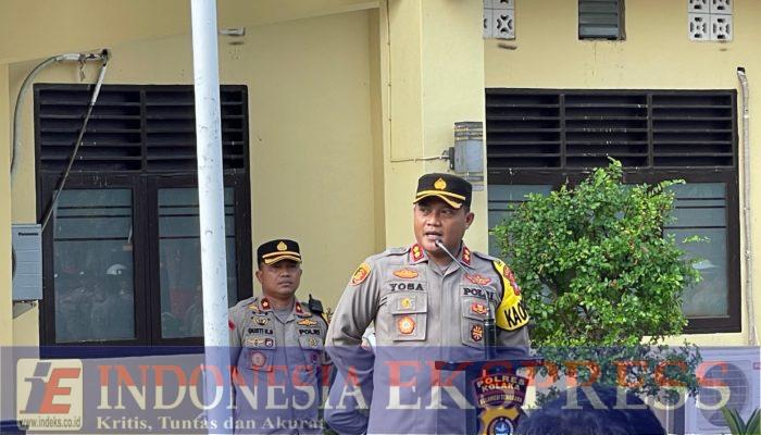 Kapolres Kolaka Terima 611 Personil BKO Gabungan Polda Sultra