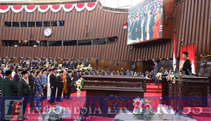 KETUA MA PANDU PENGUCAPAN JANJI JABATAN ANGGOTA DPR, MPR, DAN DPD RI PERIODE 2024-2029