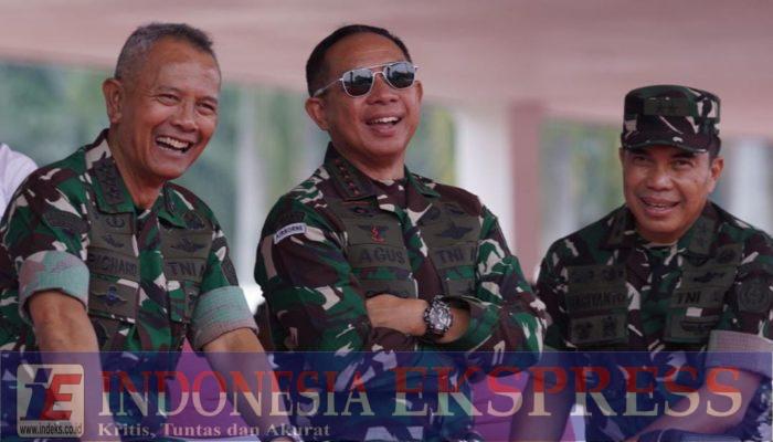 Panglima TNI Tinjau Geladi Bersih Puncak Acara HUT Ke-79 TNI Tahun 2024