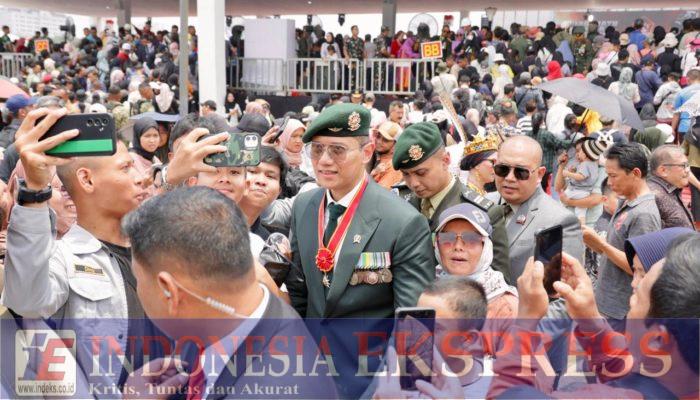 Menteri AHY Hadiri Upacara Peringatan HUT TNI Ke-79 di Silang Monas Jakarta