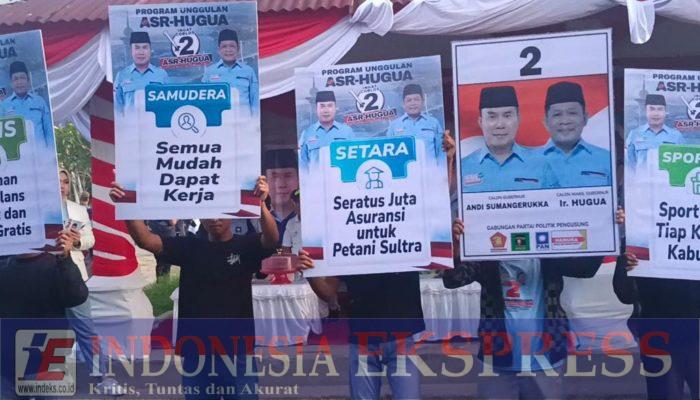 Kampanye Terbuka di Konsel, ASR-Hugua Tawarkan 8 Program Unggulan