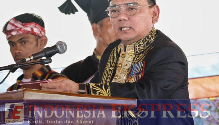 Pelantikan Sultan Buton XLI, Pj. Gubernur Sultra Inisiasi Perda Masyarakat Hukum Adat