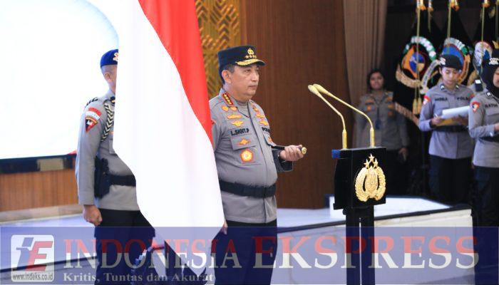 Kapolri Pimpin Kenaikan Pangkat 4 Pati-Pamen Polri