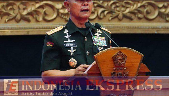 Kasum TNI Pimpin Sertijab Kapusada TNI dan Terima Laporan Korps Kenaikan Pangkat Perwira Tinggi TNI