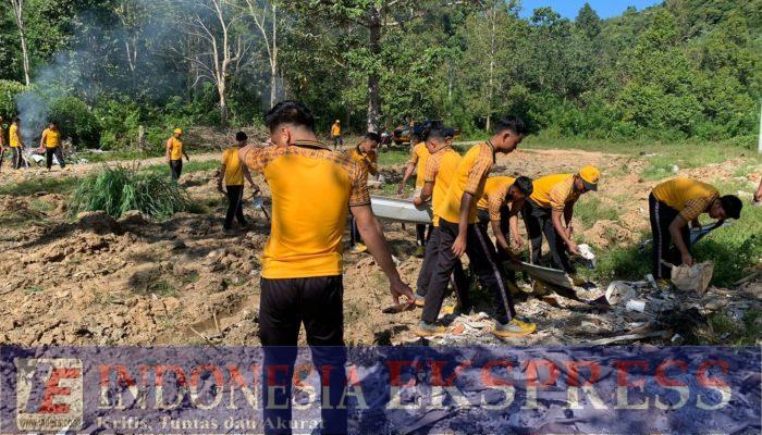 Dalam rangka Mendukung Ketahanan Pangan Program Asta Cita Presiden RI, Polres Kolaka Timur Menyiapkan lahan