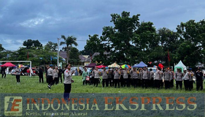 Apel Konsolidasi OMP Anoa 2024 Tahap Kampanye di Lapangan Konggoasa Kab. Kolaka, Dipimpin Kabag Ops Polres Kolaka