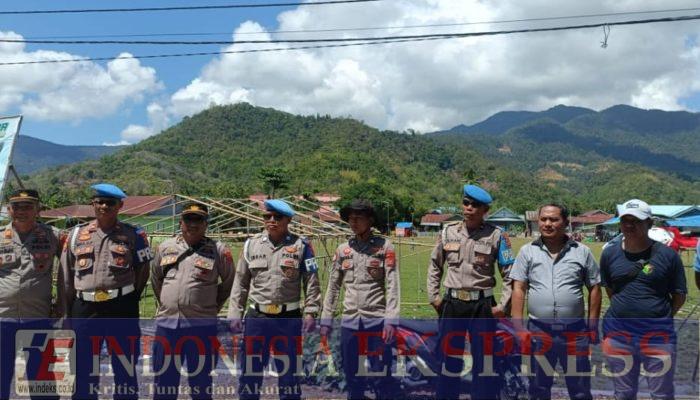 Pengamanan Kampanye Calon Gubernur dan Wakil Gubernur Sultra Berlangsung Kondusif di Bombana