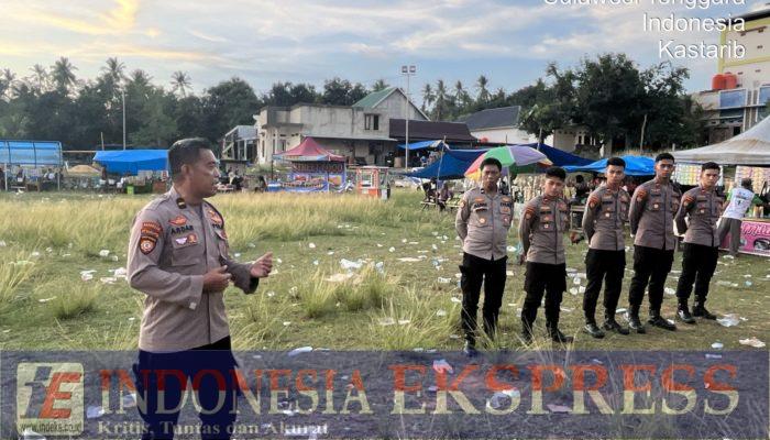 Apel Konsolidasi Pengamanan Kampanye Terbuka Cagub Sultra di Bombana Berlangsung Lancar