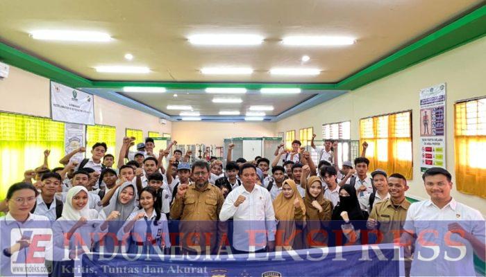 Dukung Program Asta Cita Presiden RI, Polda Sultra Sosialisasikan Bahaya Judi Online di SMKN 2 Kendari