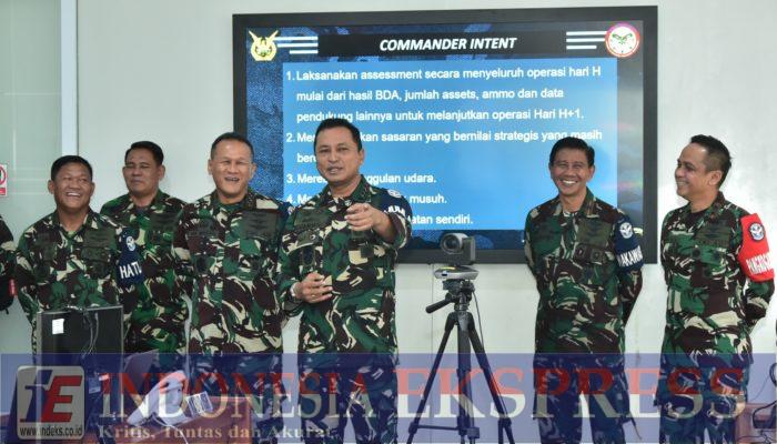 Kasau Tinjau Wargaming Latihan Angkasa Yudha 2024 Kogasudgab Bravo