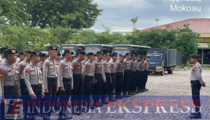 Subsatgas Pam Objek Zona C Gelar Apel Serpas Pengamanan Kampanye Gubernur dan Wakil Gubernur Sultra