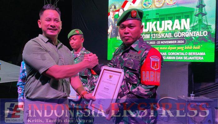 Kodim 1315 Gorontalo Meriahkan Ulang Tahun Kedua Tahun 2024