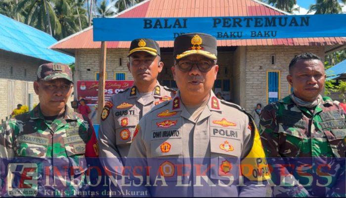 Kapolda Sultra Lakukan Pemantauan Situasi Kamtibmas Pada Pencoblosan Pilkada Serentak Di Kabupaten Konkep