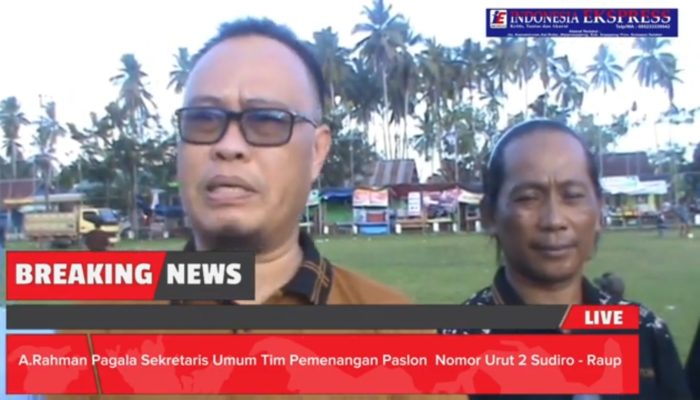 Besok, Pasangan Sudiro-Raup Siap Gelar Kampanye Akbar di Molawe Membangun Masa Depan Baru dengan Visi Perubahan Besar