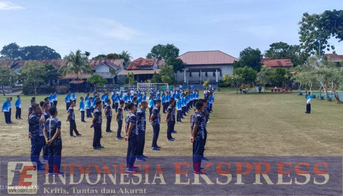 Meriahkan Hari Armada RI Tahun 2024 Lanal Kendari Laksanakan Olahraga Bersama