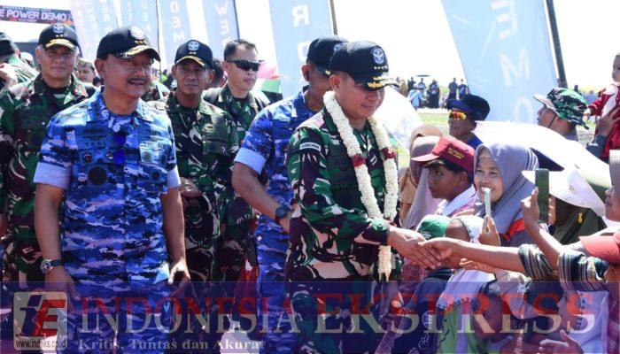 Panglima TNI Hadiri Fire Power Demo (FPD) Dalam Latihan Angkasa Yudha 2024