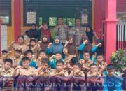 Personel Ditbinmas Polda Sultra Sosialisasi Pembinaan Polisi Cilik di SD 100 Kendari, Cegah Bullying dan Ajak Bijak Bermedia Sosial