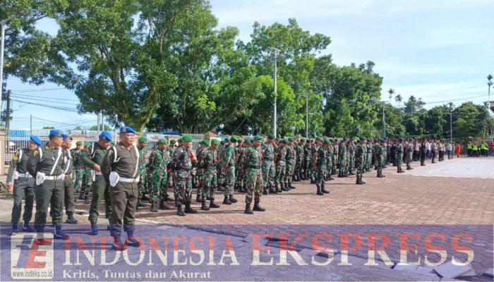 Kodim 1710/Mimika Laksanakan Apel Gelar Pasukan dan Pengamanan Natal