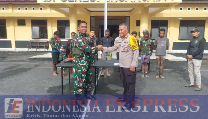 DPO Kasus Pembunuhan Berhasil Ditangkap Satgas Pamtas Kewilayahan Yonif 715/Motuliato Saat Sweeping