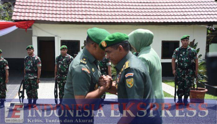 Penyambutan Brigjen TNI Adri Koesdyanto Sebagai Warga Baru Korem 044/Gapo