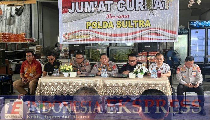 Jumat Curhat Polda Sultra: Dir Binmas Kombes Pol Antonius Berikan Arahan Penanganan Unjuk Rasa untuk Satpam