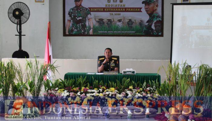 Bimtek Ketahanan Pangan TA 2025: TNI Dorong Swasembada Pangan Nasional Melalui Inovasi Bibit Unggul dan Metode Tanam