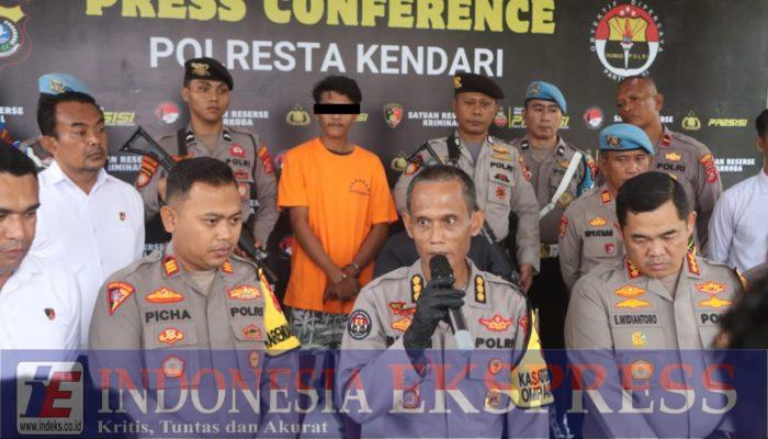 Polresta Kendari Ungkap Motif Pembunuhan Sadis di Kamar Hotel 