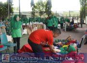 Sambut HUT Persit KCK ke-79, Korem 143/HO Gelar Donor Darah