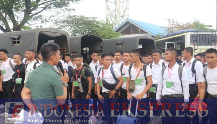Pemberangkatan 334 Calon Siswa TNI-AD oleh Pasipers Kodim 1412/Kolaka