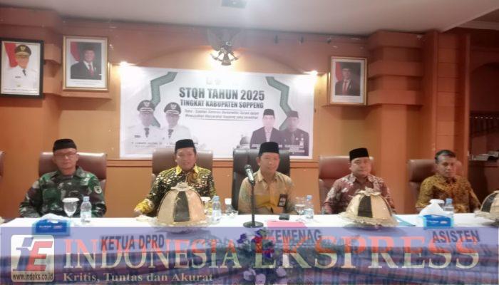 WAKILI DANDIM, KAPTEN INF IRFAN NASIR HADIRI PEMBUKAAN STQH 2025 TINGKAT KABUPATEN SOPPENG