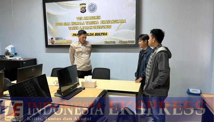 Polda Sultra Gelar CAT Akademik PPDB SMA Kemala Taruna Bhayangkara 2025/2026