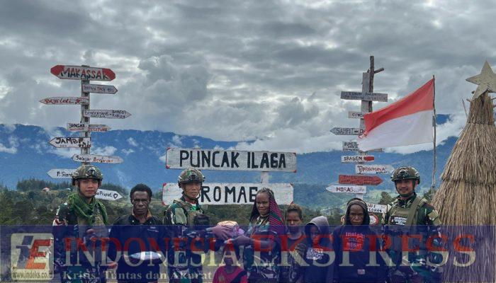 Mendukung Program Ketahanan Pangan, Danpos Eromaga Satgas Yonif 700/WYC Mempersembahkan Bibit Jagung