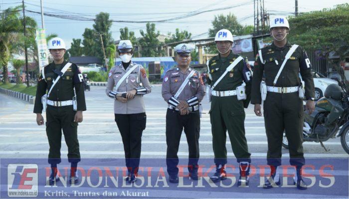 Sinergitas TNI-Polri Sultra Bantu Urai Kemacetan Menjelang Hari Raya Idul Fitri