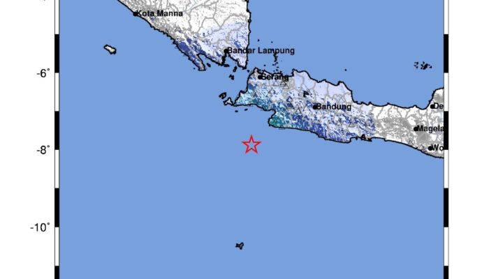 GEMPABUMI TEKTONIK M5,1 DI SELATAN JAWA, BAYAH, BANTEN, TIDAK BERPOTENSI TSUNAMI