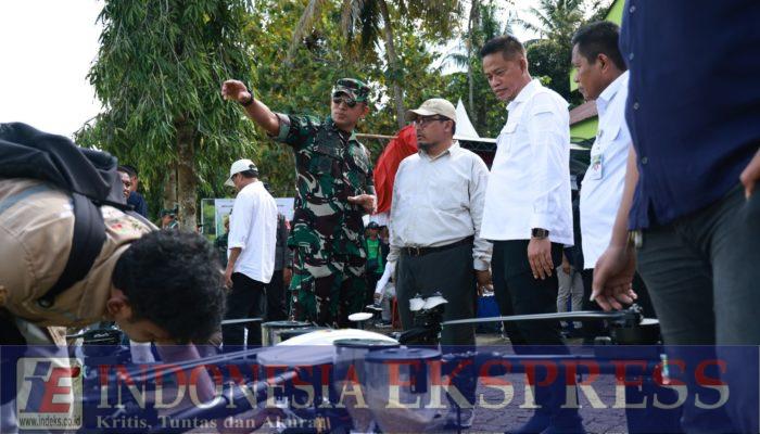 Kaskoops Udara II Hadiri Panen Raya Padi Serentak di Bone