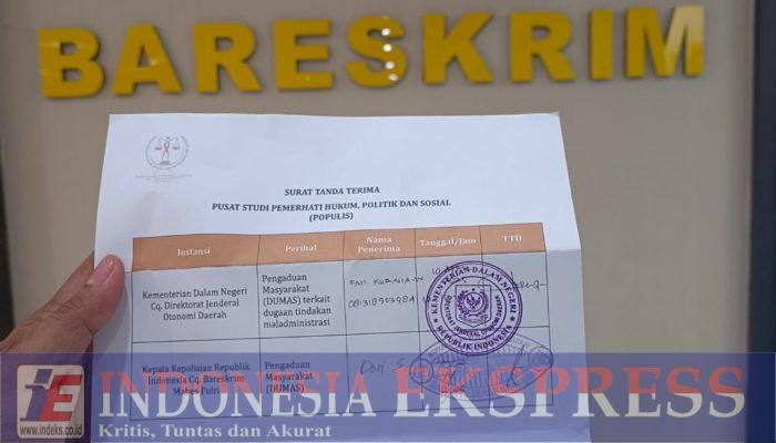 Bupati dan BKSDM Busel Dilaporkan ke Mabes Polri dan Kemendagri