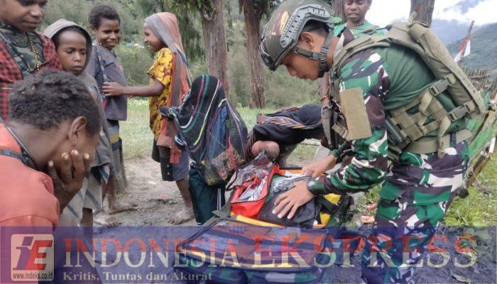 Langkah Kecil di Dambed, Makna Besar dari Satgas TNI yang Mengobati