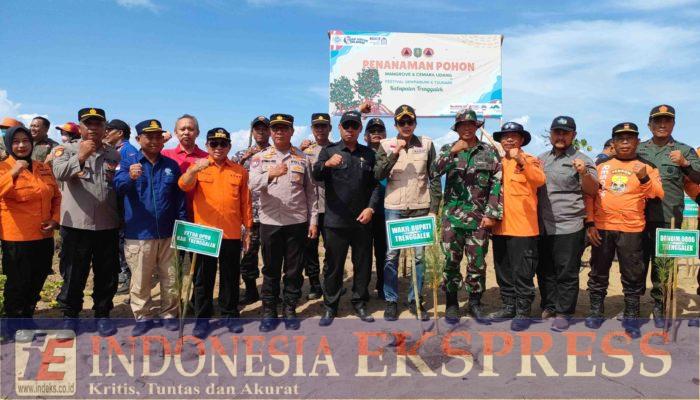 Dentuman Sirine di Munjungan: TNI-Polri, BPBD dan Warga Trenggalek Kompak Hadapi Ancaman Bencana