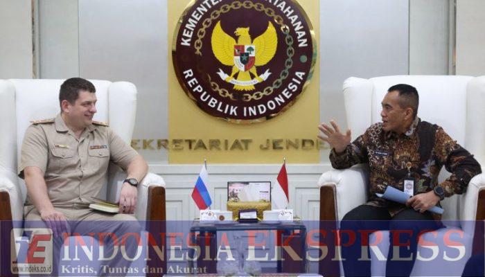 Sekjen Kemhan Menerima Courtesy Call Athan Rusia
