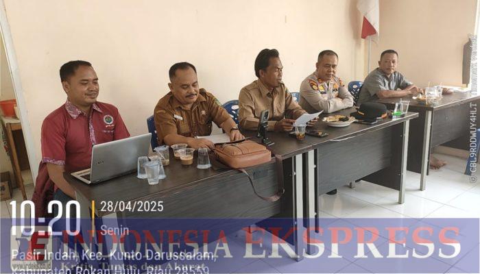 Kapolsek Kunto Darussalam Tekankan Kolaborasi Wujudkan Swasembada Pangan dan Harkamtibmas yang Kondusif
