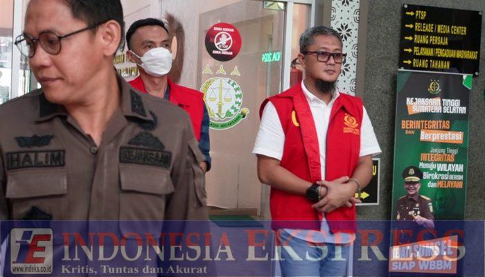 Penyerahan Tersangka dan Barang Bukti Kasus Suap di Dinas PUPR Banyuasin Resmi Dilakukan