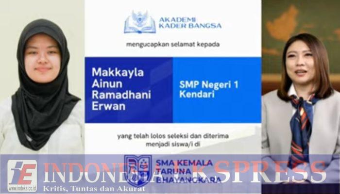 Salah Satu Perwakilan Polda Sultra Lolos Seleksi SMA Kemala Taruna Bhayangkara