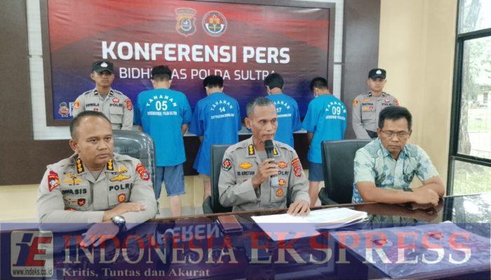 Kasus Pemerasan Paling Menonjol dalam Operasi Pekat Anoa 2025 Polda Sultra